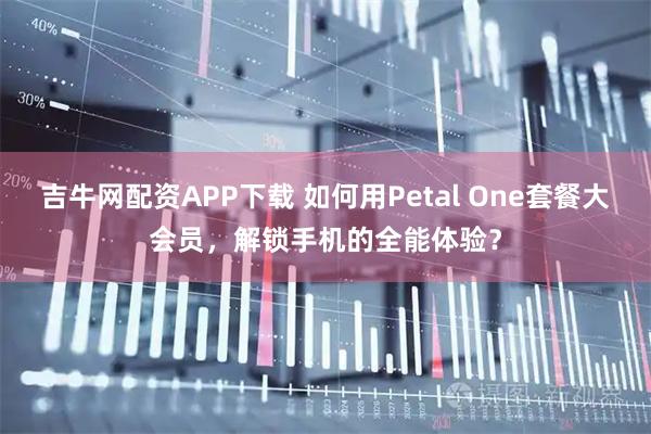 吉牛网配资APP下载 如何用Petal One套餐大会员，解锁手机的全能体验？
